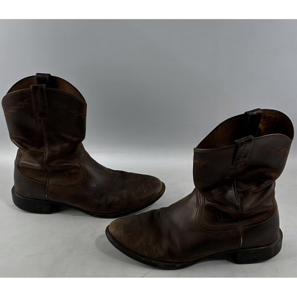 Ariat Heritage Roper Mens Brown Leather Western Cowboy Boots 10002312 Size 11 D